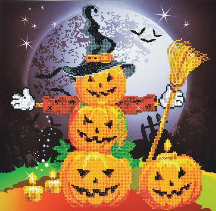 Espantapájaros de Halloween Diamond Dotz